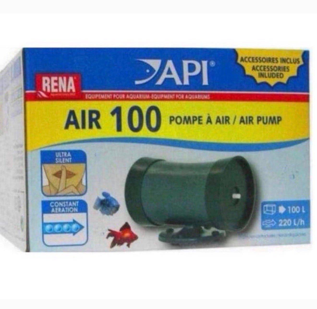 Luchtpomp voor Aquaria Aquarium API New Rena@air 100 NIEUW, P, P, P, Nieuw