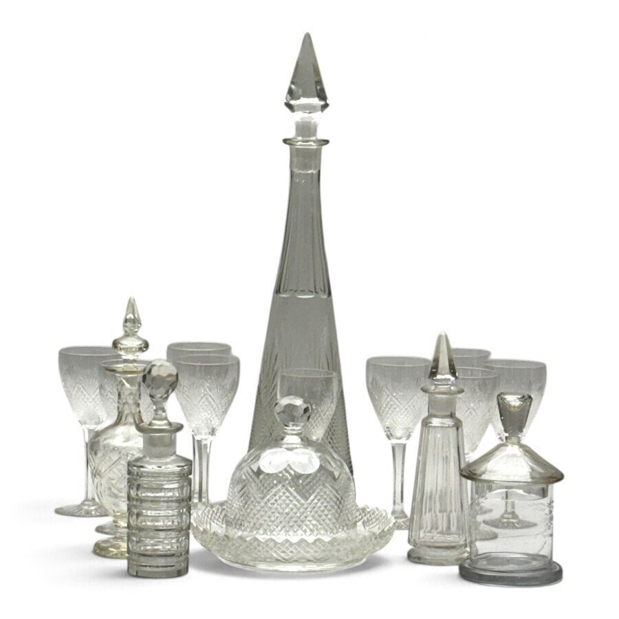 Lot geslepen kristal (15x), Ophalen of Verzenden