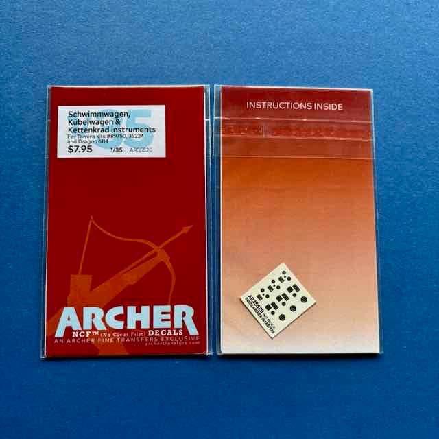 Archer	AR35520	Schwimmwagen, Kübelwagen and Kettenkrad 1/35, Hobby en Vrije tijd, Modelbouw | Auto's en Voertuigen, Overige merken