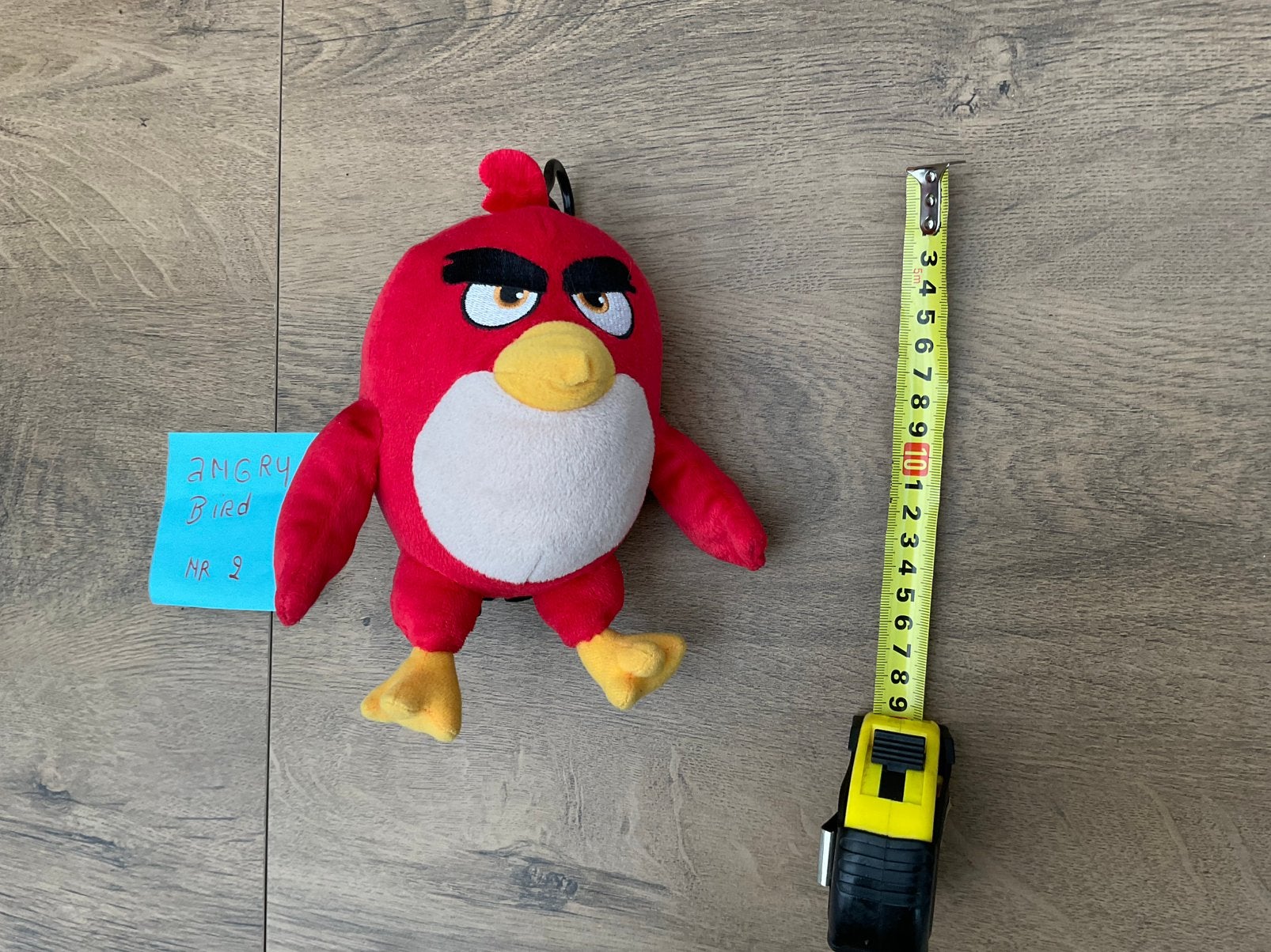 Nieuwe zgan RED Angry bird knuffel sleutelhanger, Ophalen, Overige figuren, Nieuw, Beeldje of Figuurtje