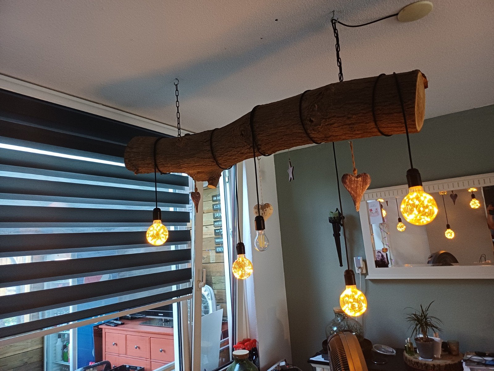 Boomstamlamp, Ophalen