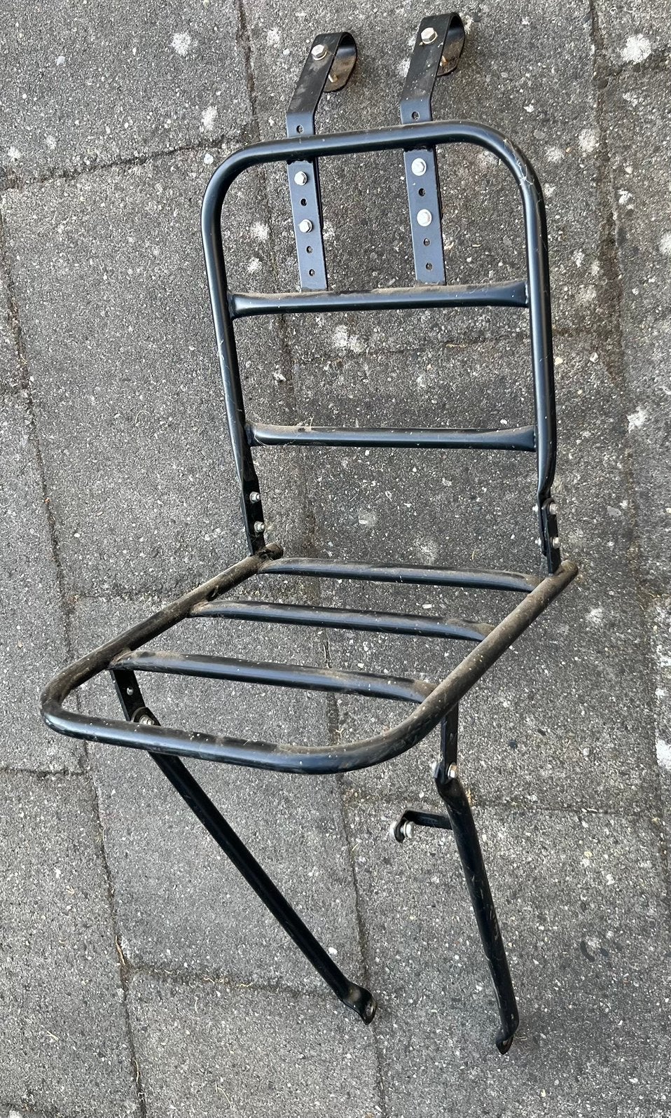 Rek voor op fiets, Ophalen, Gebruikt