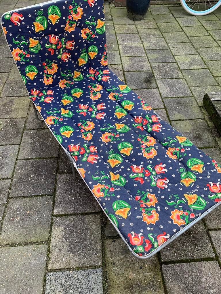 vintage strecher  lekker met mooi weer  15€, Tuin en Terras, Ophalen, Gebruikt