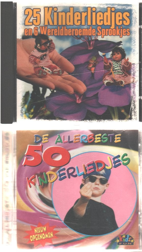 Kinderliedjes - 2 cd's, Ophalen of Verzenden, Zo goed als nieuw, Overige typen, 3 tot 5 jaar