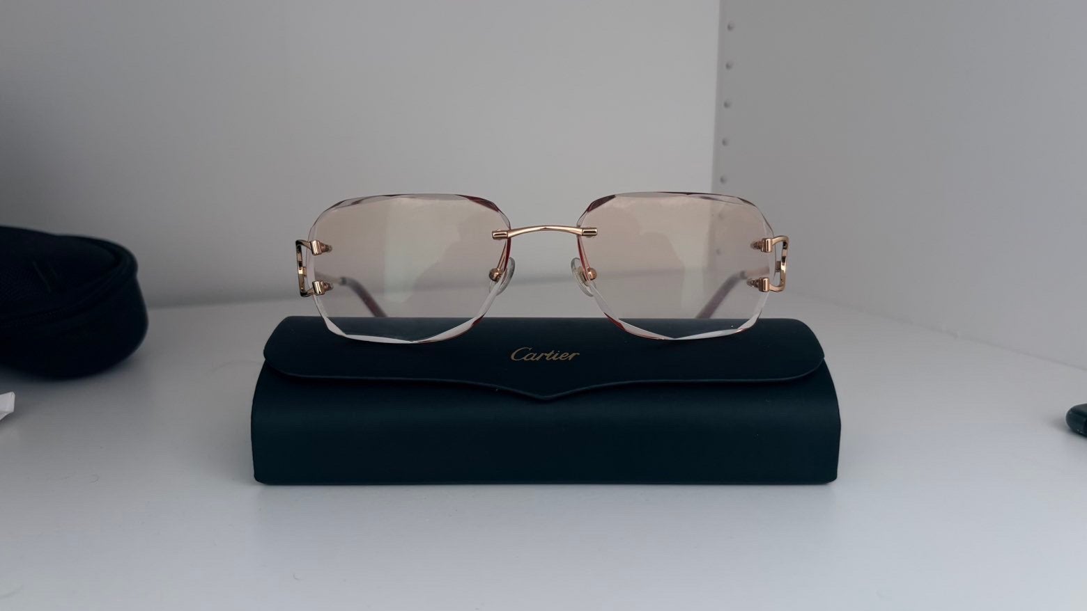 Cartier bril, Sieraden, Tassen en Uiterlijk, Zonnebrillen en Brillen | Heren, Ophalen, Zo goed als nieuw, Bril, Overige merken