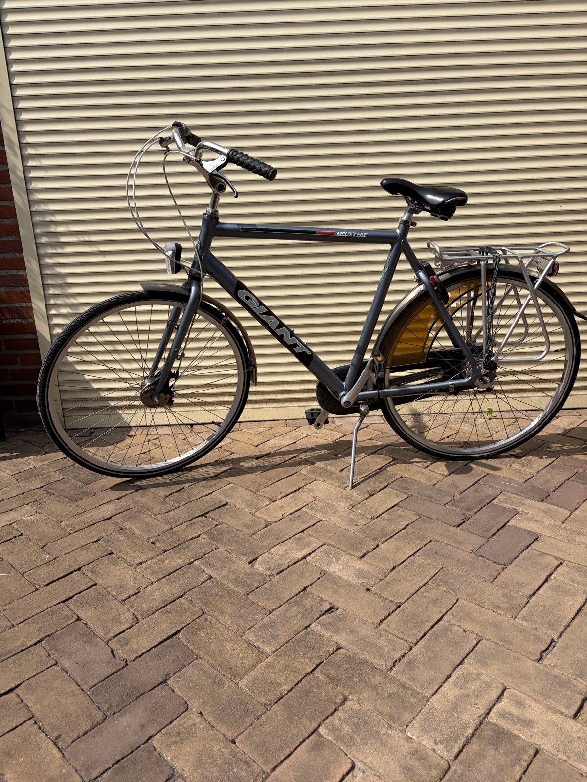 Giant Melbourne Herenfiets | Opknapper, Fietsen en Brommers, Ophalen, Gebruikt, Velgrem, Versnellingen