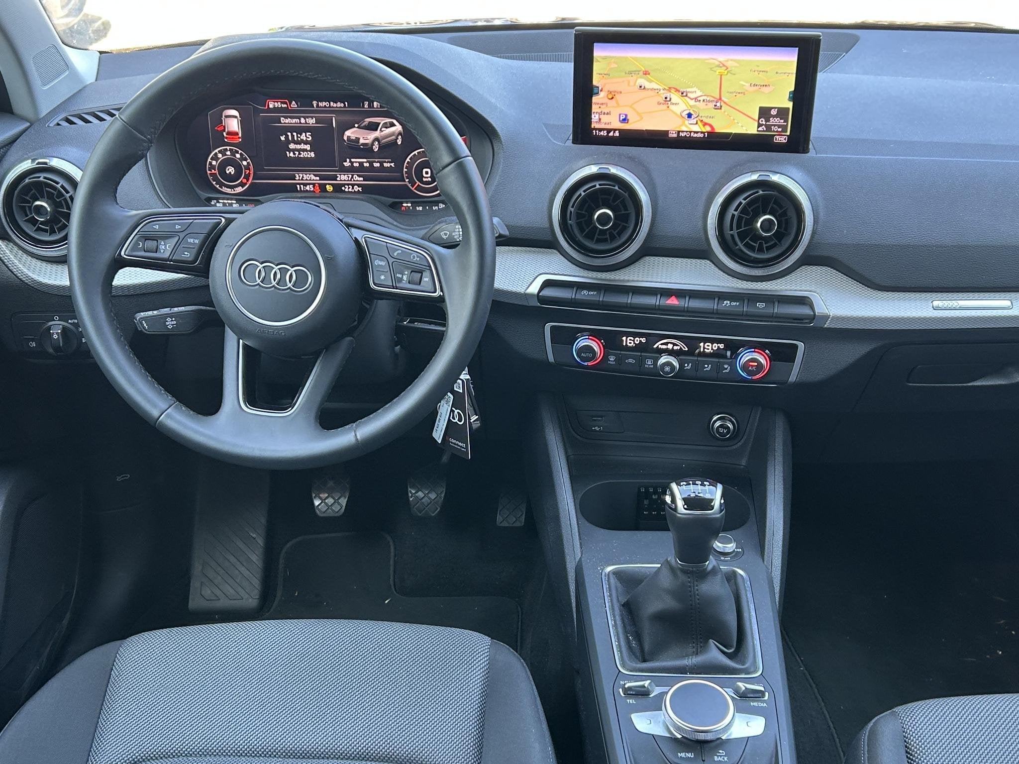 Audi Q2 30 TFSI 110pk Advanced edition | Navigatie | Trekhaa, Voorwielaandrijving, Stof, Gebruikt, Met garantie (alle)