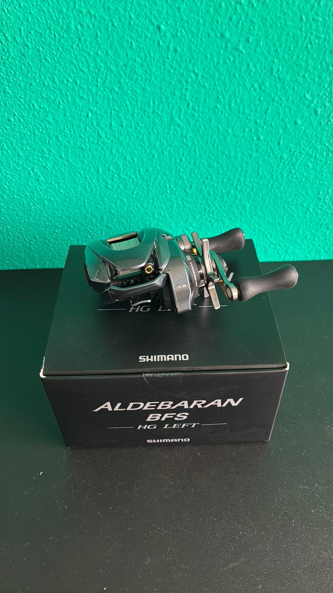 shimano aldebaran bfs hg left hand., Watersport en Boten, Ophalen, Zo goed als nieuw, Molen