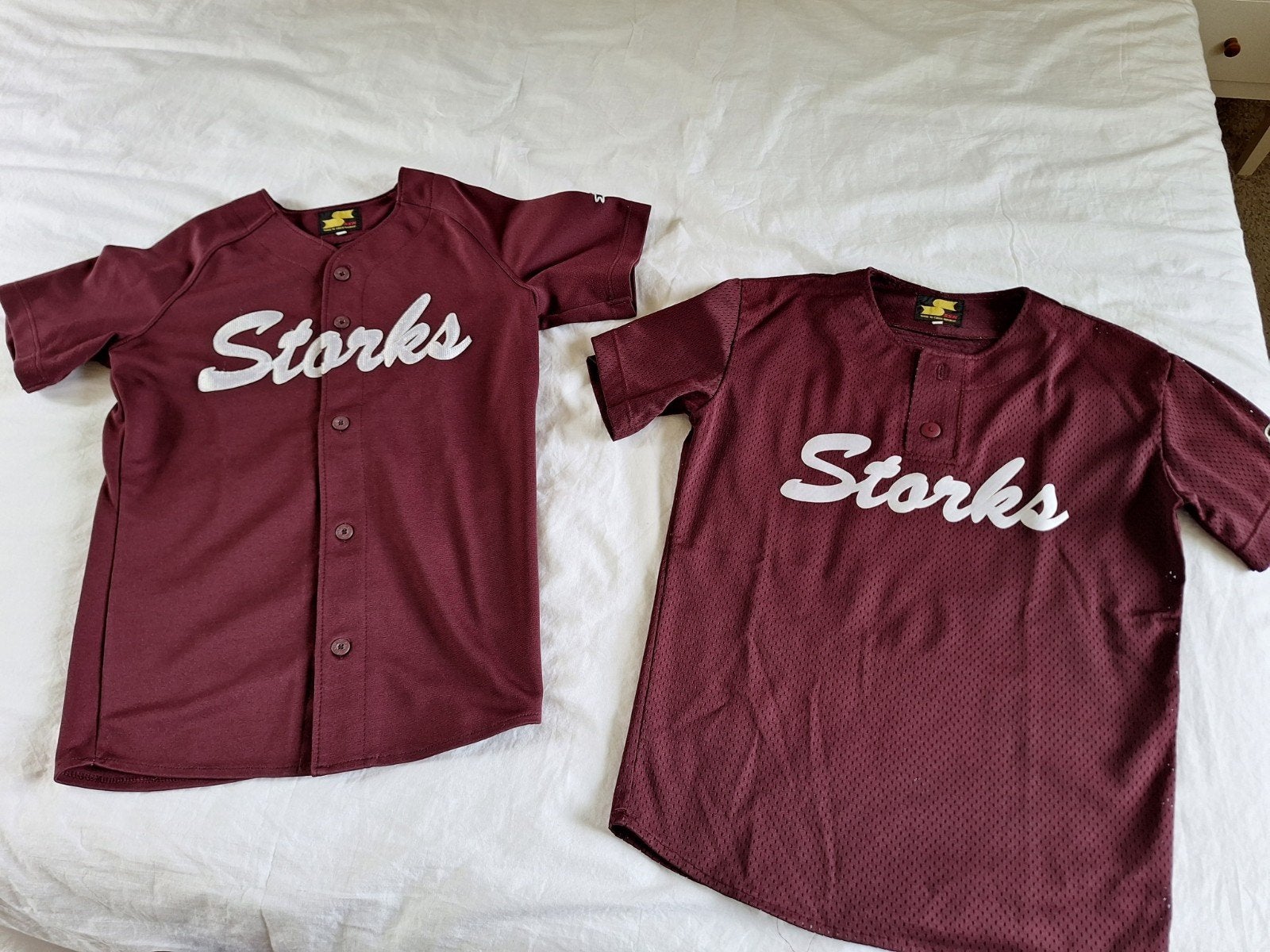 Storks Honkbal shirts en broek maten YXL en XXS, Ophalen of Verzenden, Gebruikt, SSK/ Storks, Jongen