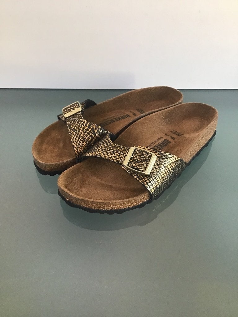 Birkenstock 38 Madrid | zwart | Nieuw! | Gratis verzenden, Slippers, Verzenden, Zwart, Nieuw