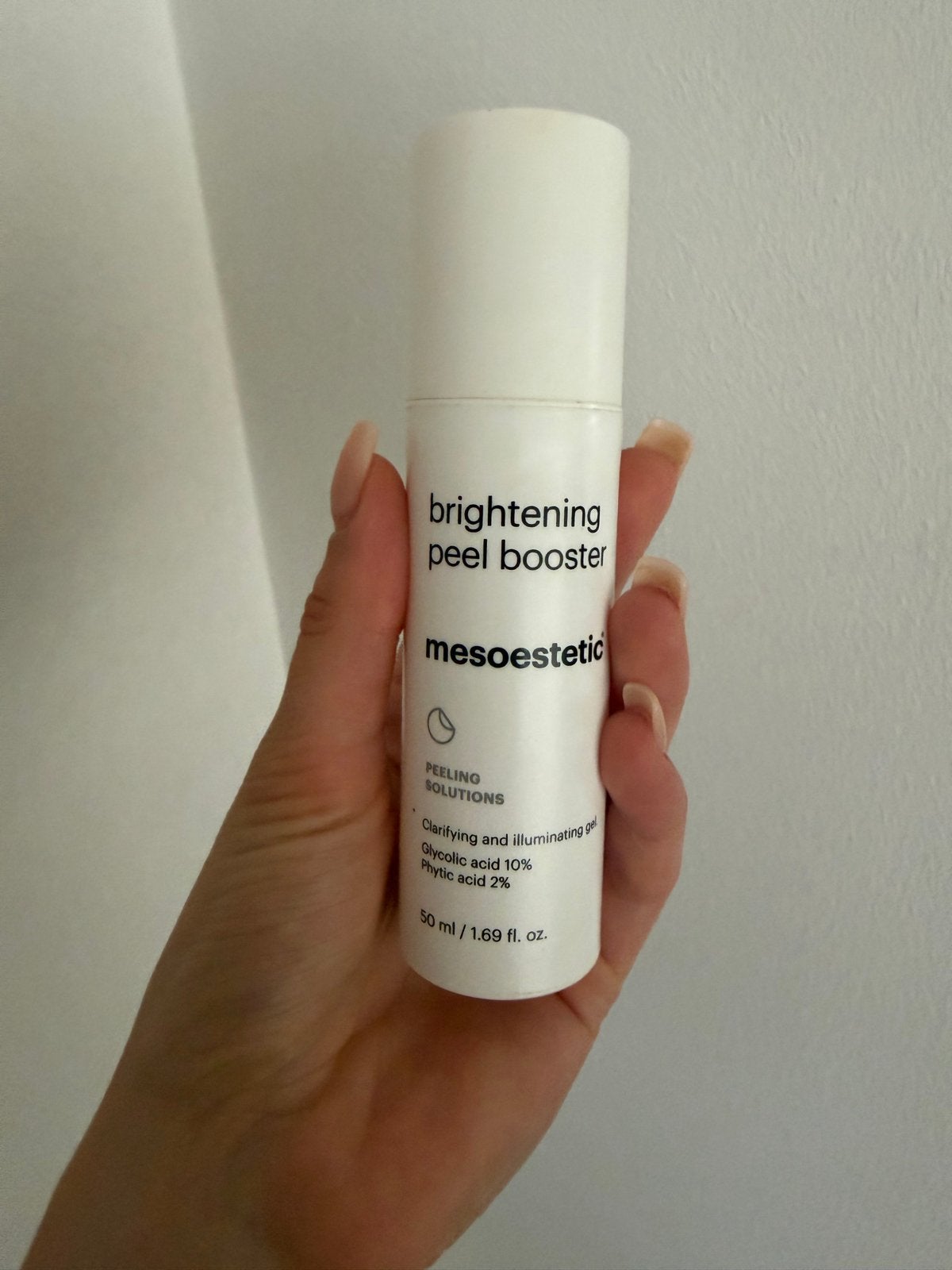 Mesoestetic Brightening Peel Booster - 3x gebruikt, Ophalen of Verzenden, Gebruikt, Gehele gezicht, Verzorging
