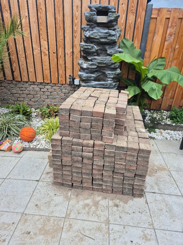 Stenen gratis, Tuin en Terras, Tegels en Klinkers, Gebruikt, Klinkers, Ophalen of Verzenden, 10 m² of meer