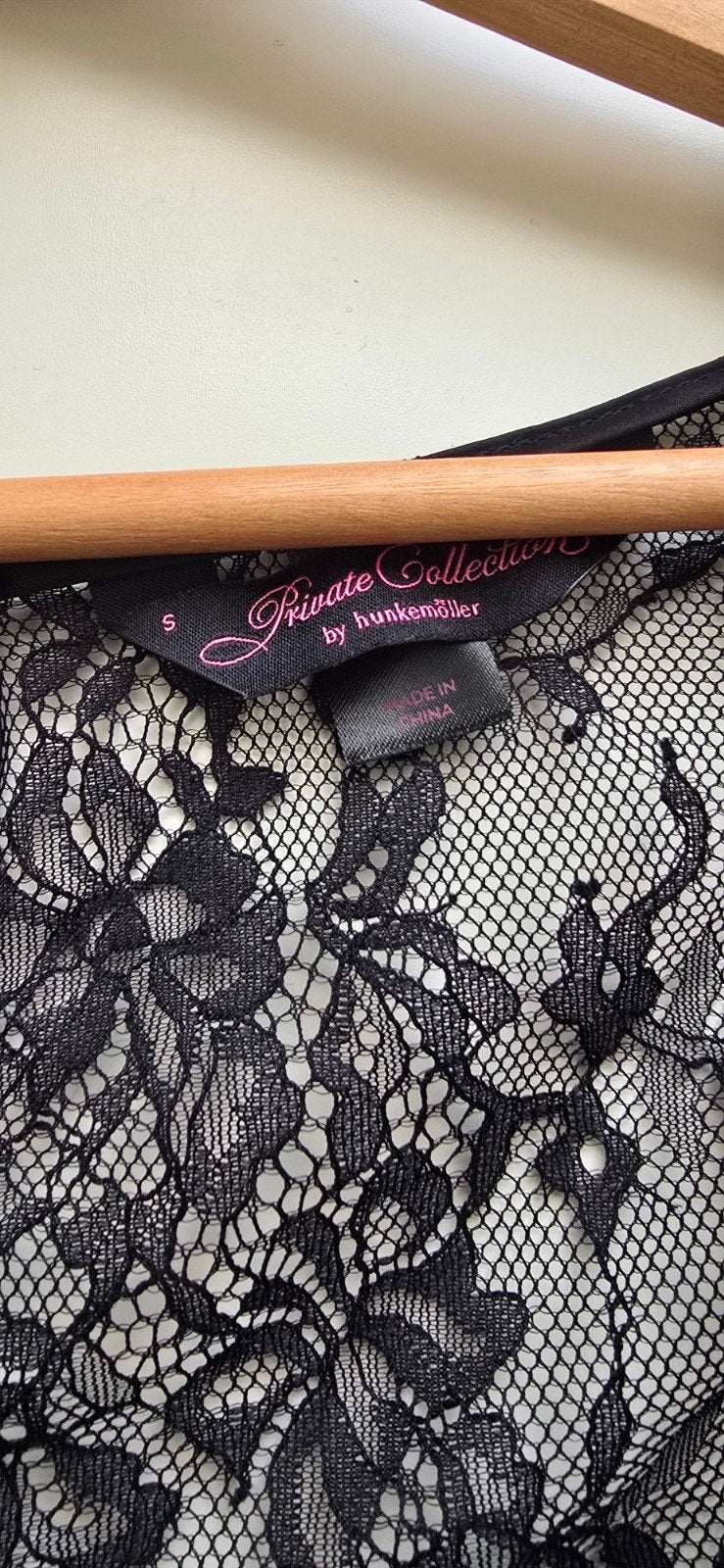 Zwarte kanten body van Hunkemöller Private Collection, Kleding | Dames, Hunkemöller, Ophalen of Verzenden, Zwart, Body of Korset