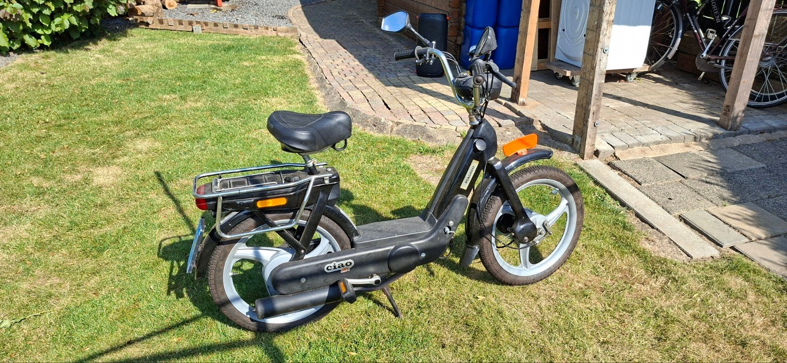 Piaggio Ciao snorfiets Bwj 2005  Zwart, goed onderhouden, Ophalen, Gebruikt, Maximaal 25 km/u, Ciao