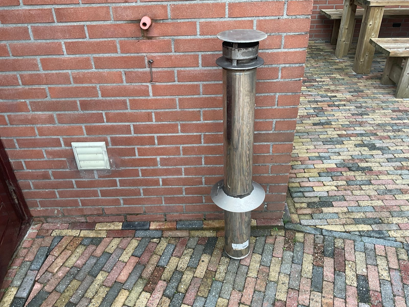 RVS Afvoerpijp / Rookkanaal, Ophalen, Gebruikt, Afzuiger