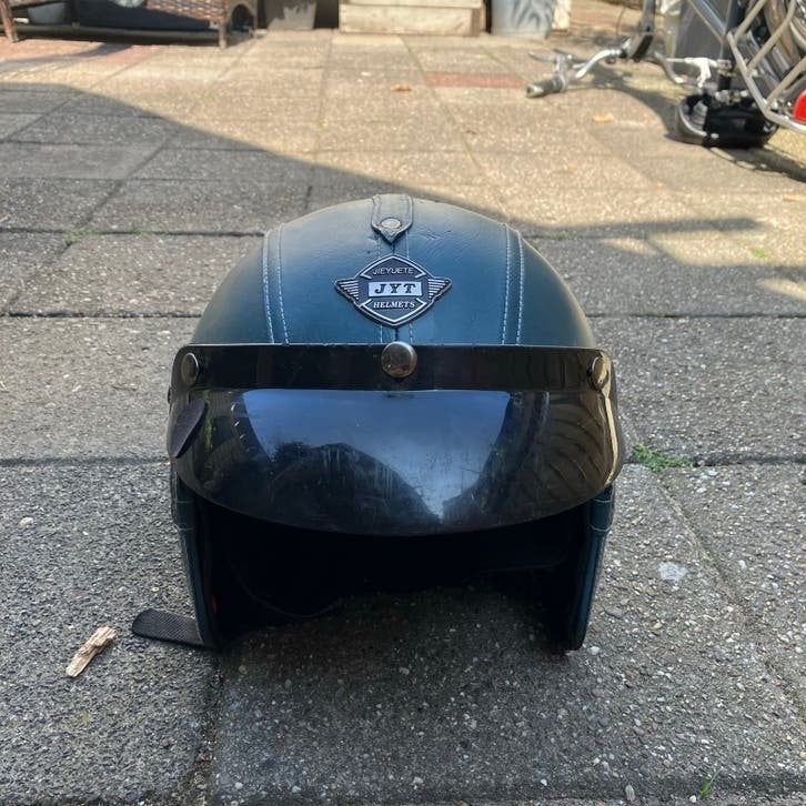 JYT Scooterhelm - Maat L, Fietsen en Brommers, Brommerhelmen, Ophalen of Verzenden, Gebruikt, Large