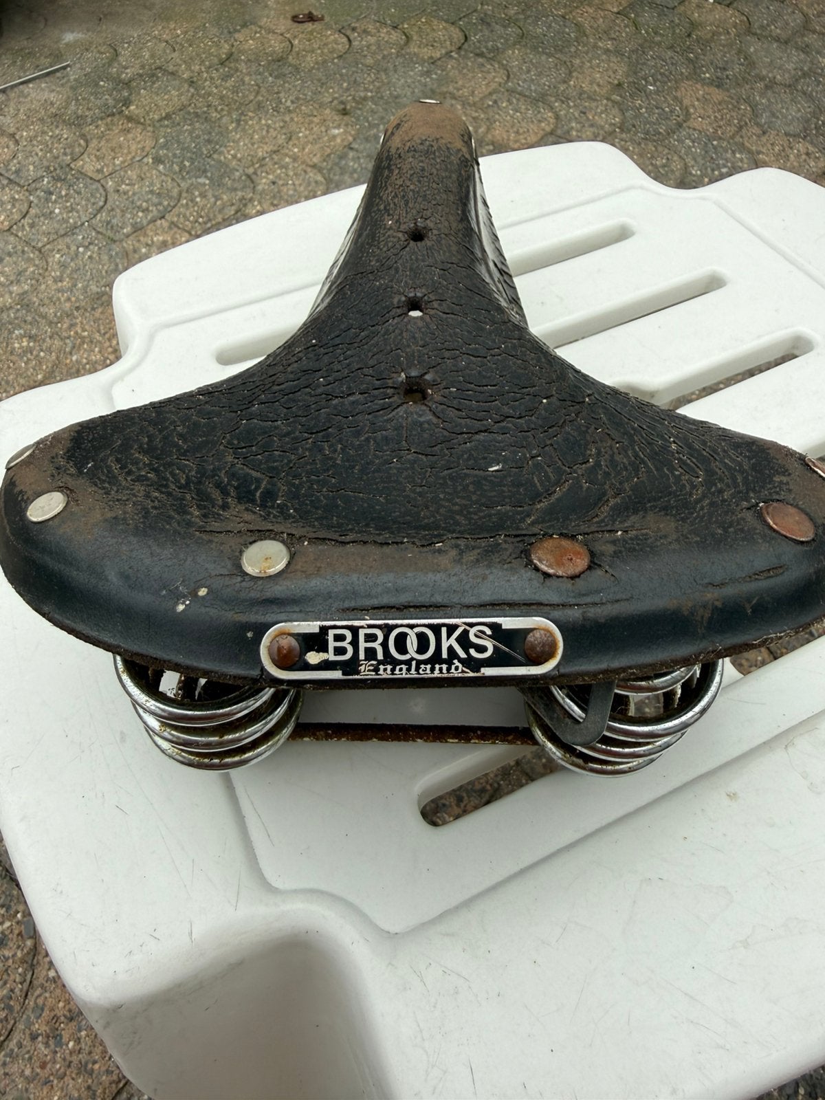 Brooks zadel, Fietsen en Brommers, Ophalen of Verzenden, Gebruikt, Zadel