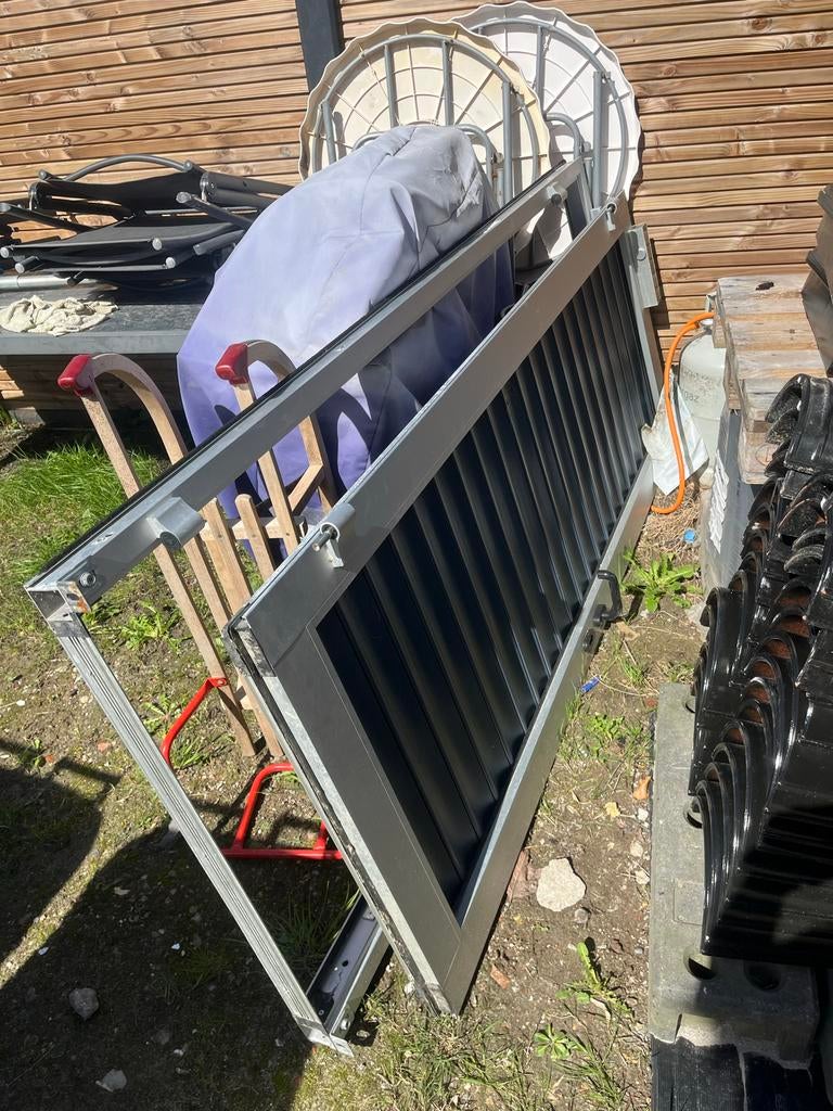 Hormann aluminium deur, Ophalen, 80 tot 100 cm, 215 cm of meer, Garagedeur
