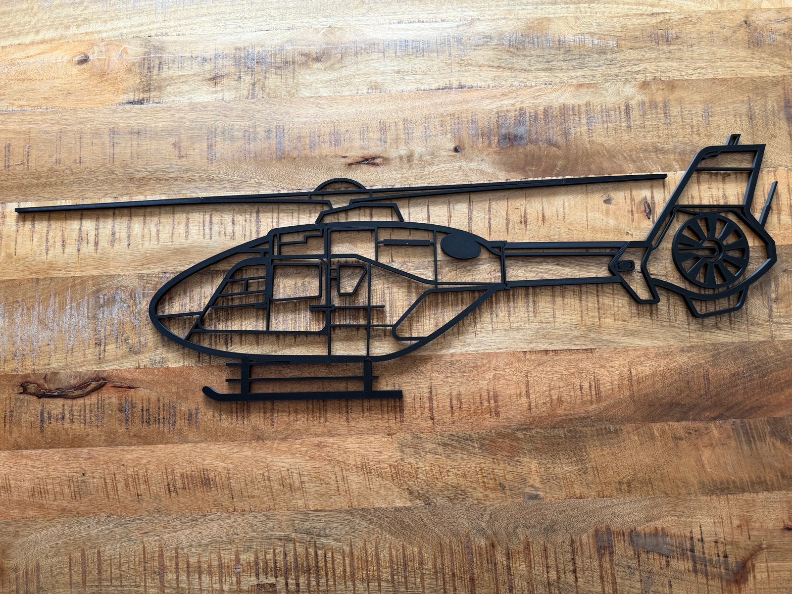 3D-geprinte EC135 Wall Art – ca. 100 cm breed, Ophalen of Verzenden