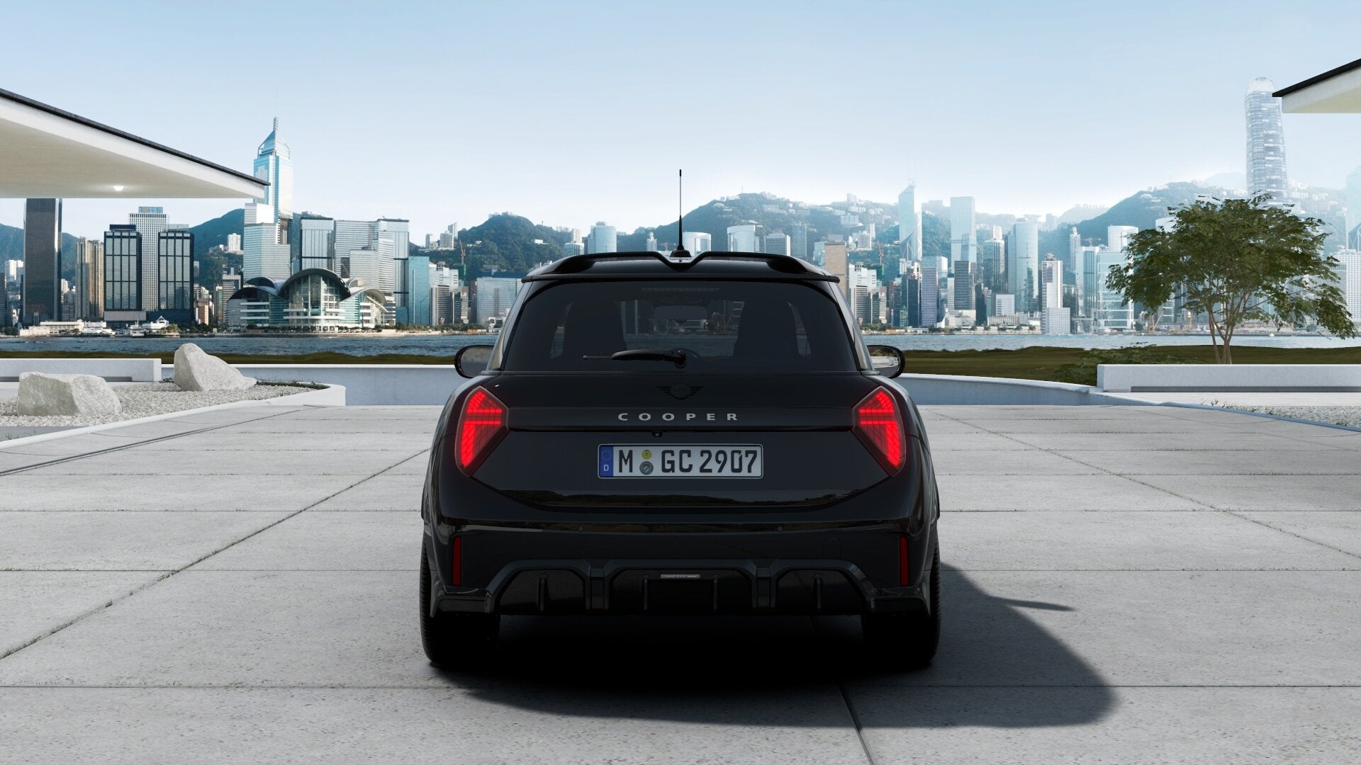MINI Hatchback Cooper C Automaat / John Cooper Works / Pakke, Auto's, Mini, 156 pk, Leder en Stof, Zwart, Bedrijf