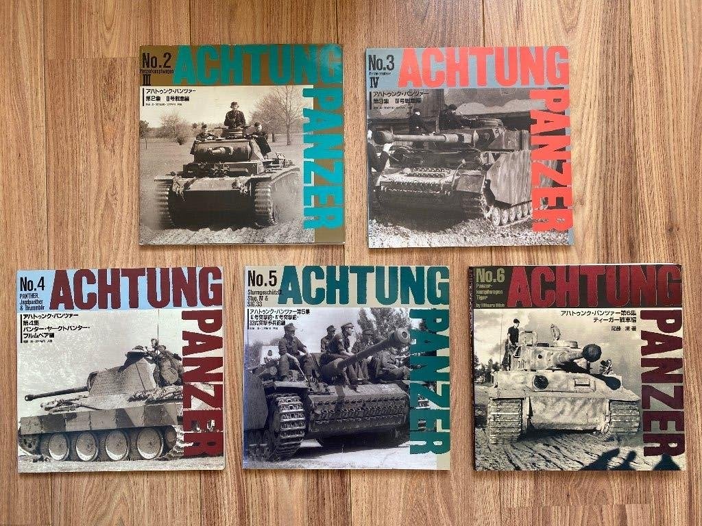 Achtung Panzer nr  2 t/m 6 Tiger tank en meer, Ophalen of Verzenden, Tweede Wereldoorlog, Zo goed als nieuw, Landmacht