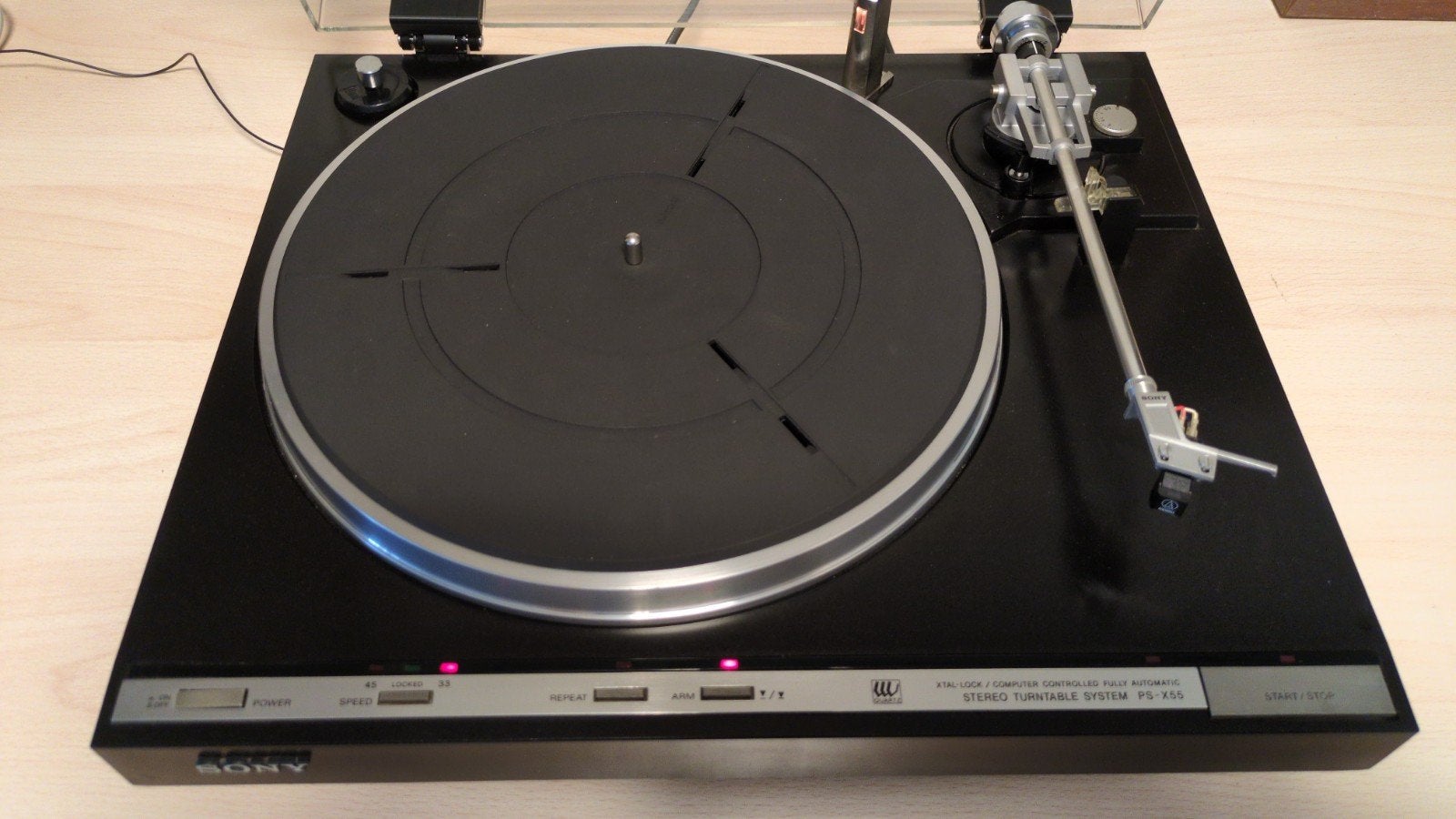 Sony PS-X55 high-end platenspeler quartz refurbished, Ophalen, Automatisch, Refurbished, Platenspeler