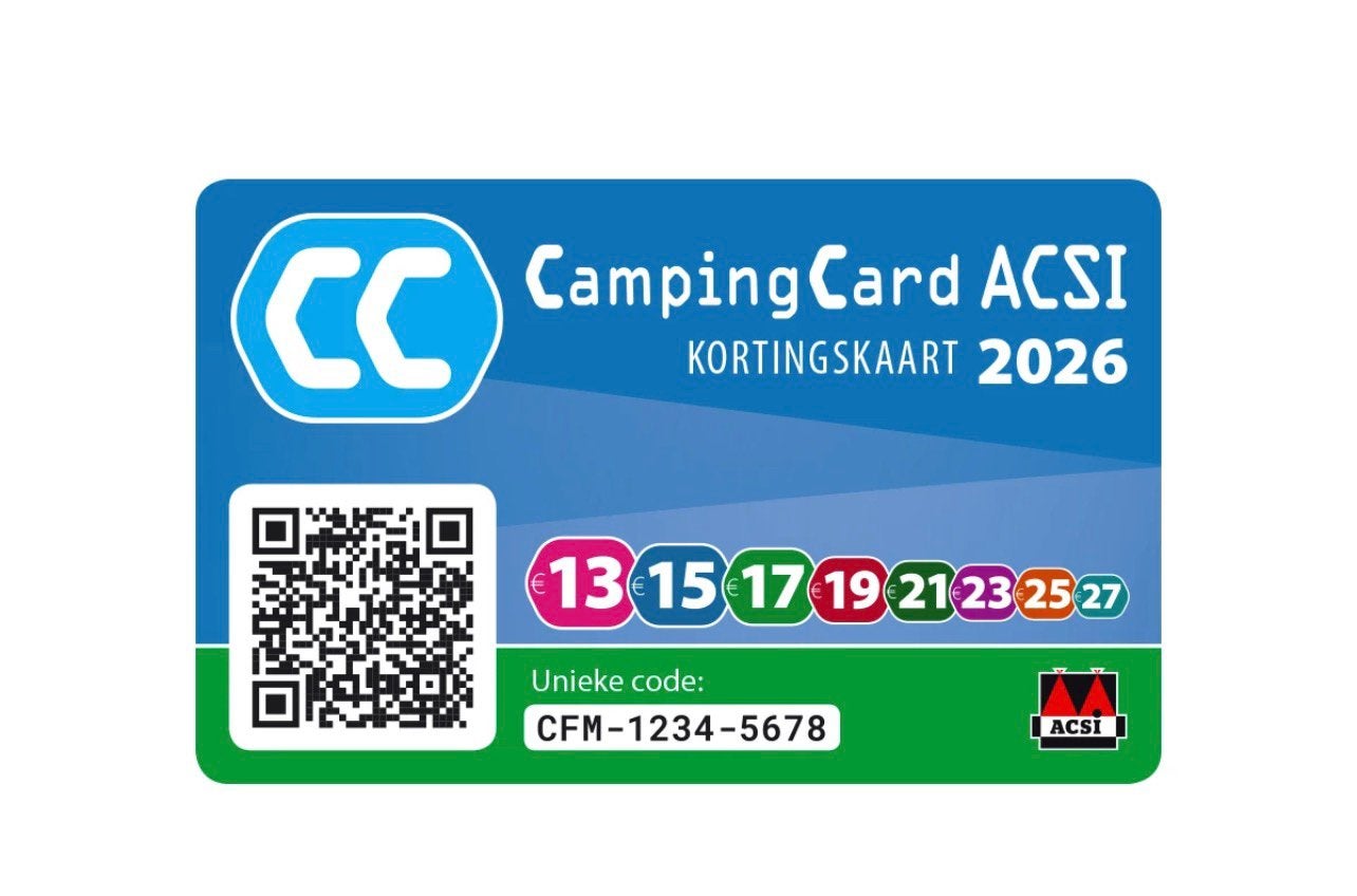 Acsi kortingskaart 2026, Ophalen of Verzenden