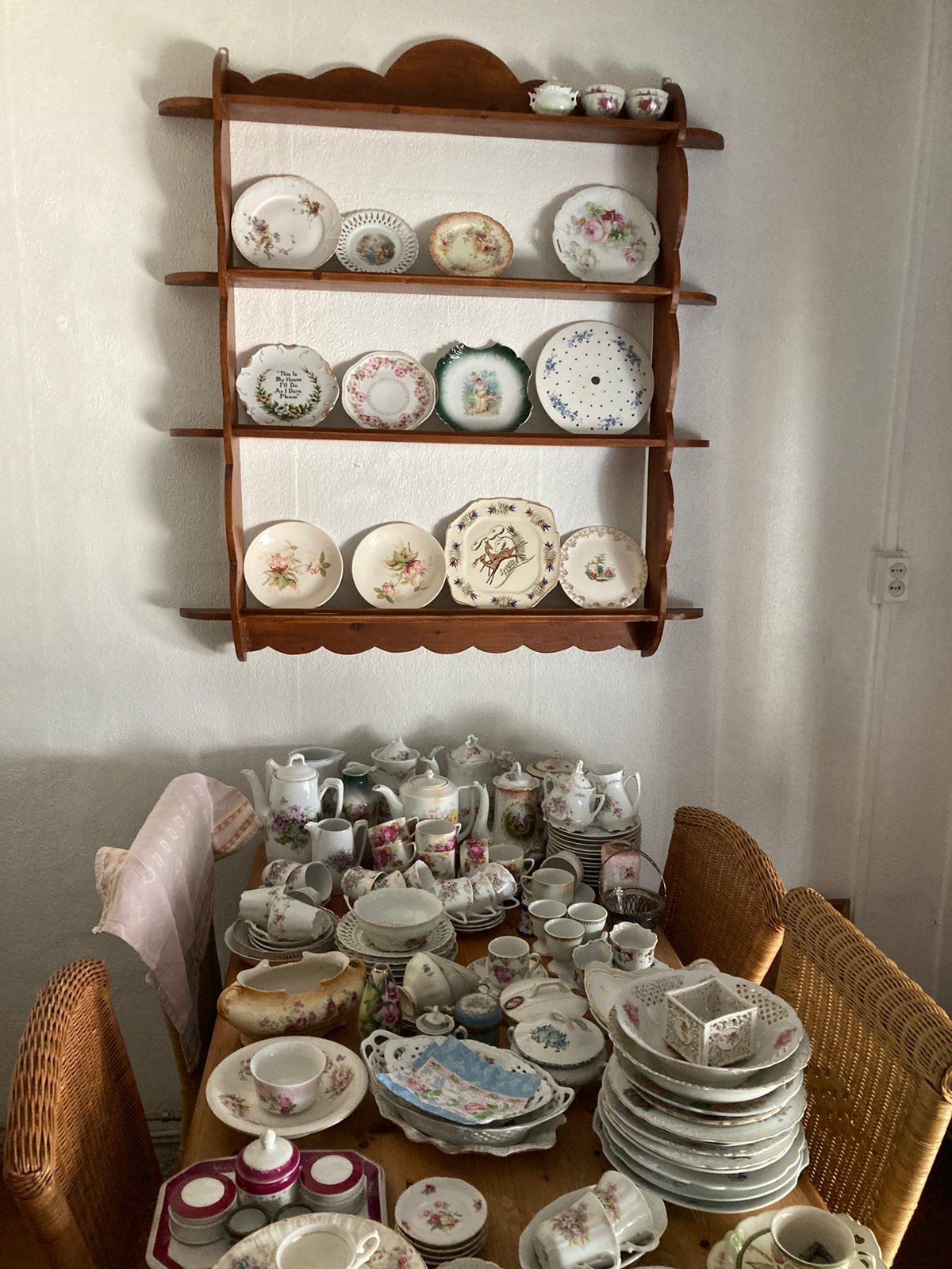 Verzameling brocante servies, Antiek en Kunst, Antiek | Servies compleet, Ophalen