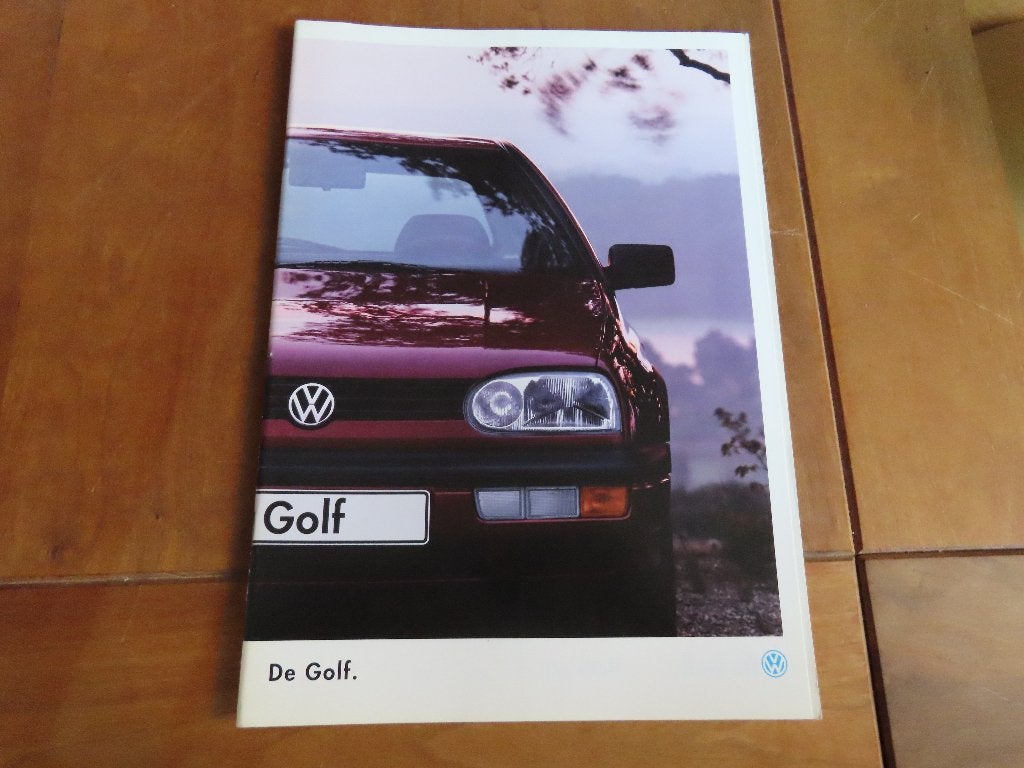 Folder Volkswagen Golf, VW Golf GT / GTD< VW Golf Syncro '95, Volkswagen, Ophalen of Verzenden, Zo goed als nieuw, Volkswagen