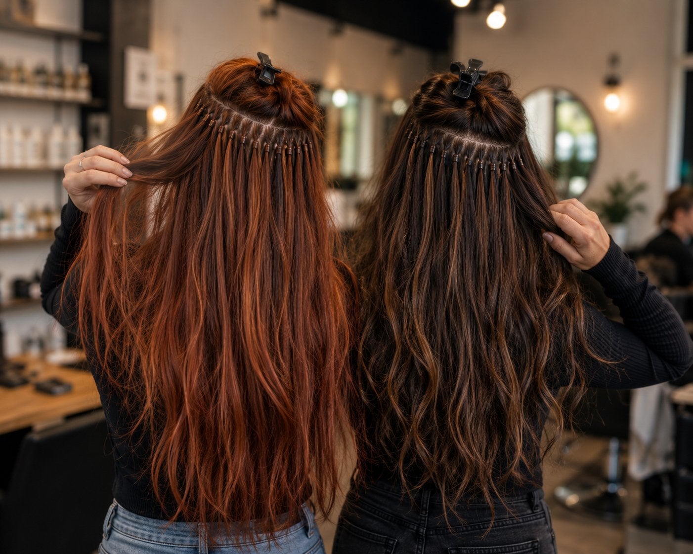 Echthaar Microrings Haarverlenging Hairextensions vol haar, Ophalen of Verzenden, Nieuw, Pruik of Haarverlenging