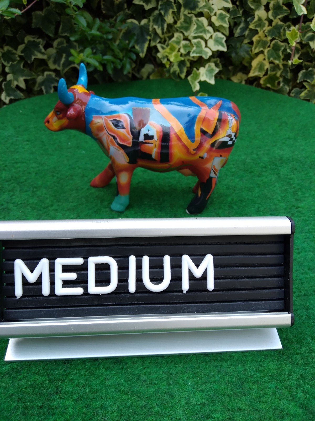 Cow Parade Koe "Cowlvador Dali" MEDIUM (NIEUW), Ophalen of Verzenden, Nieuw, Dier