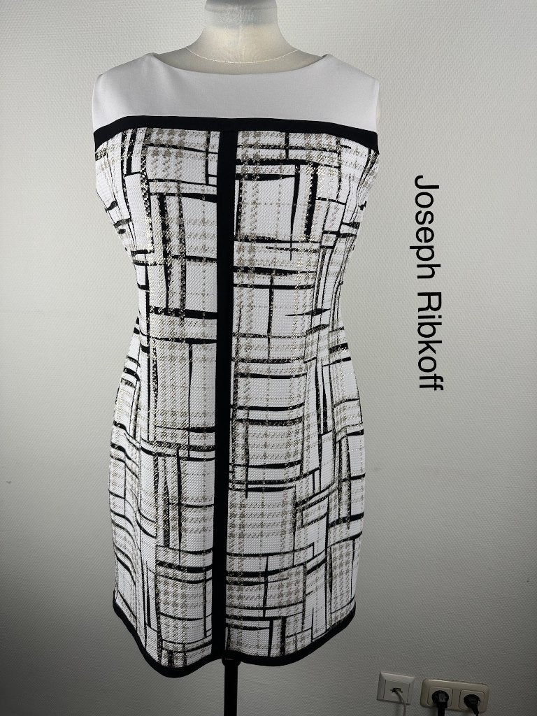 Joseph Ribkoff Jurk  (mt: 44) 21,3/211, Joseph Ribkoff, Joseph Ribkoff, Zwart, Maat 42/44 (L)