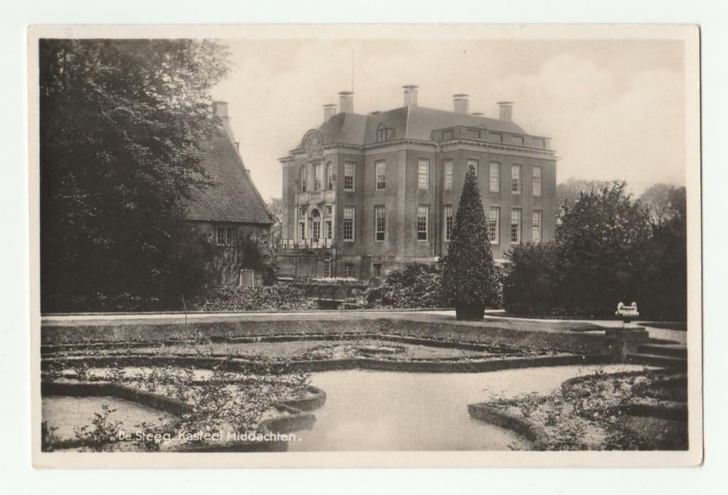 De Steeg (nabij Rheden en Dieren) - Kasteel Middachten, Verzenden, 1920 tot 1940, Gelopen, Gelderland