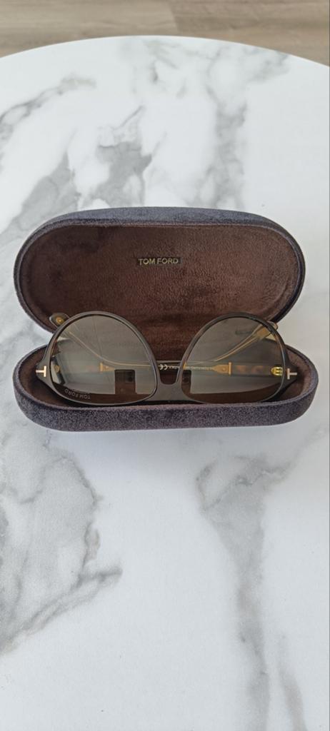 Tom Ford Zonnebril met Gele Glazen - Zo Goed als Nieuw, Overige merken, 650 Madison Avenue, New York, NY 10022, USA, Info@tomford.com