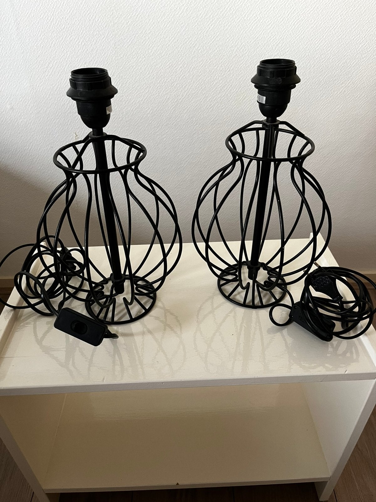 2 schemerlampen, Ophalen, Met schakelaar, 33 cm, Overige stijlen