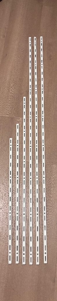 Dolle plankdragers en rails voor wandrailsysteem, Ophalen, Gebruikt