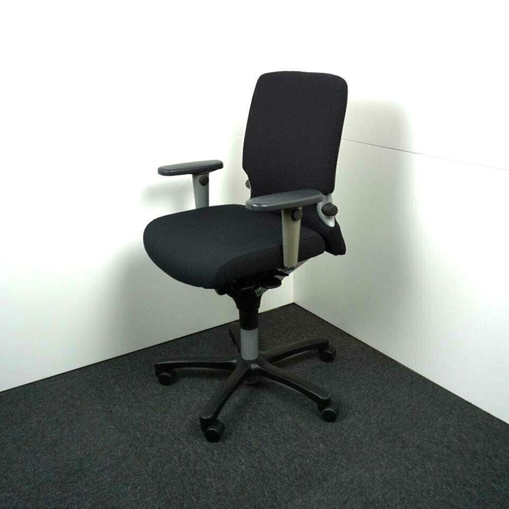 Haworth Comforto 77 Bureaustoel | Zwart Nieuw Gestoffeerd