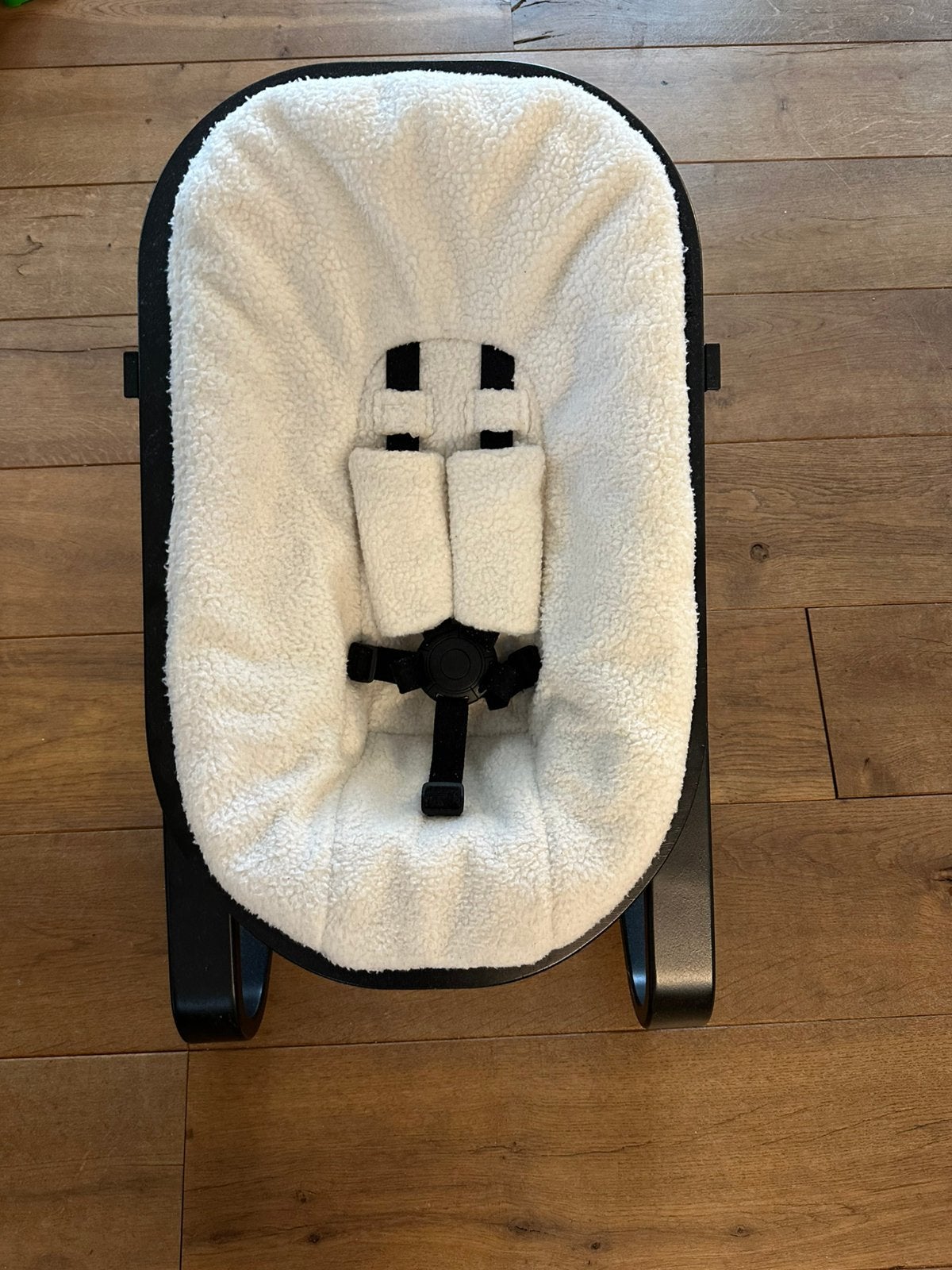 Kidsmill up newborn wipstoel met teddy kussen, Ophalen, Zo goed als nieuw