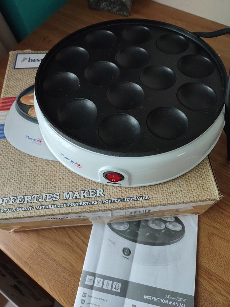 Bestron Elektrische Poffertjesmaker., Ophalen of Verzenden, Nieuw