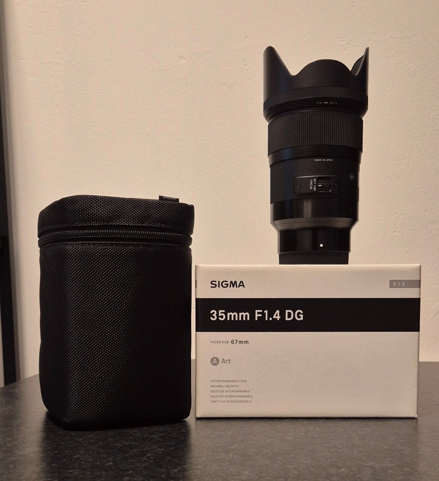 Sigma 35mm F1.4 DG Art lens voor Sony E-mount, Audio, Tv en Foto, Fotografie | Lenzen en Objectieven, Zo goed als nieuw, Standaardlens