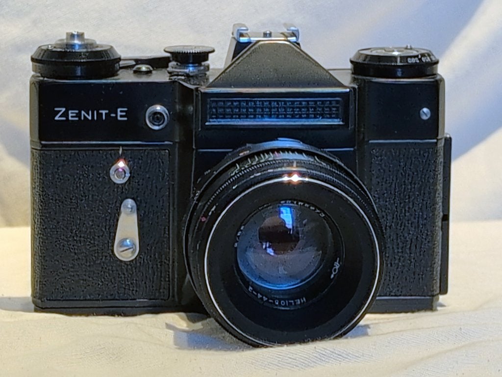 Zenith E en Lubitel, Ophalen of Verzenden, Gebruikt, Spiegelreflex, Overige Merken
