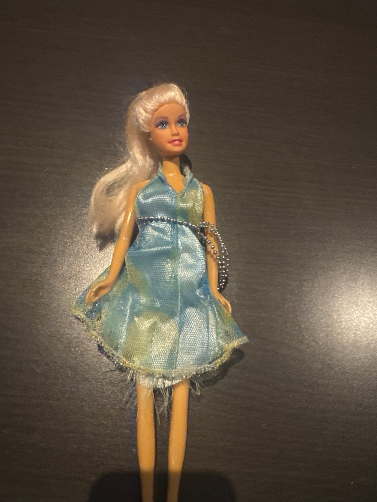 Barbie Fashion Fever Pop uit 2006 - Blauwe Jurk, Ophalen of Verzenden, Gebruikt, Barbie