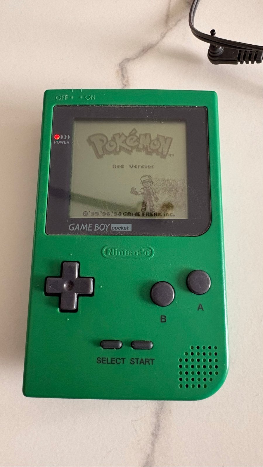 Game Boy Pocket Groen met 10 games en oplader, Ophalen of Verzenden, Gebruikt, Game Boy Pocket, Met games