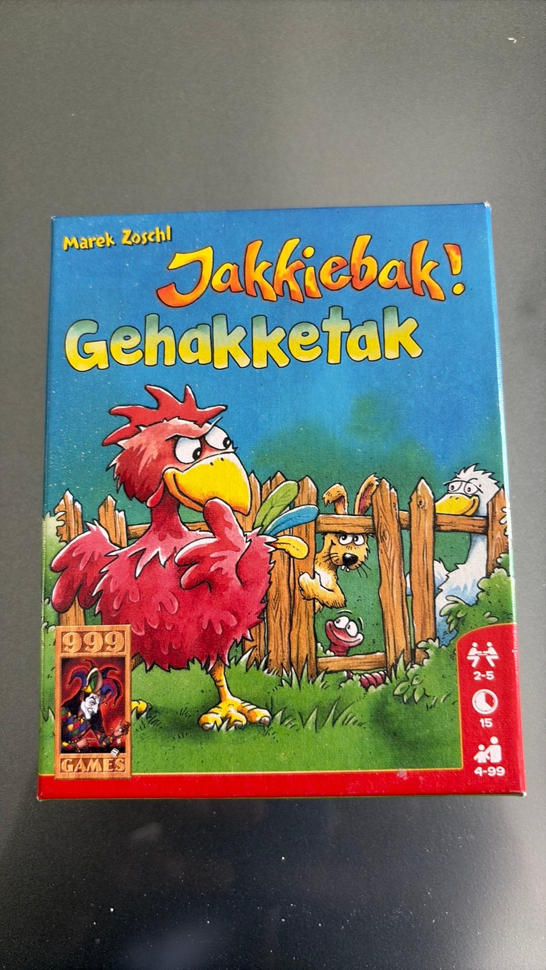 Jakkiebak Gehakketak, Ophalen, Zo goed als nieuw