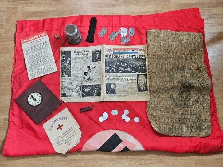 Groot lot WO2 militaria, Ophalen of Verzenden, Overige soorten, Duitsland, Overige typen