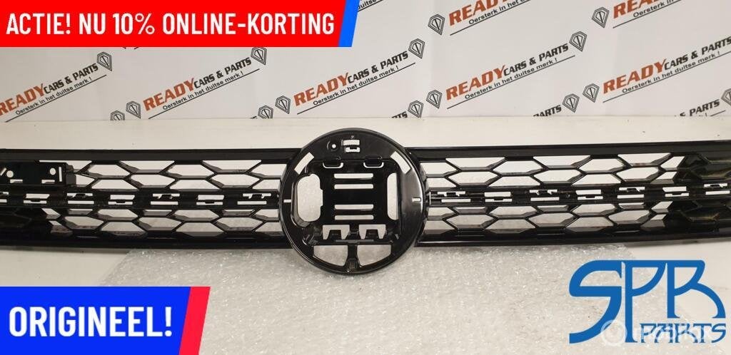 POLO 2G AW1 HOOGGLANS ZWART GTI Grille ZONDER LIJST EMBLEEM, Auto-onderdelen, Gebruikt, Volkswagen, Ophalen of Verzenden, Volkswagen