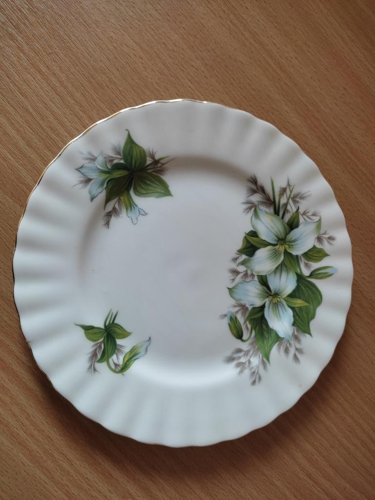 Royal Albert gebakbord Trillium - Elegant porselein, Ophalen of Verzenden