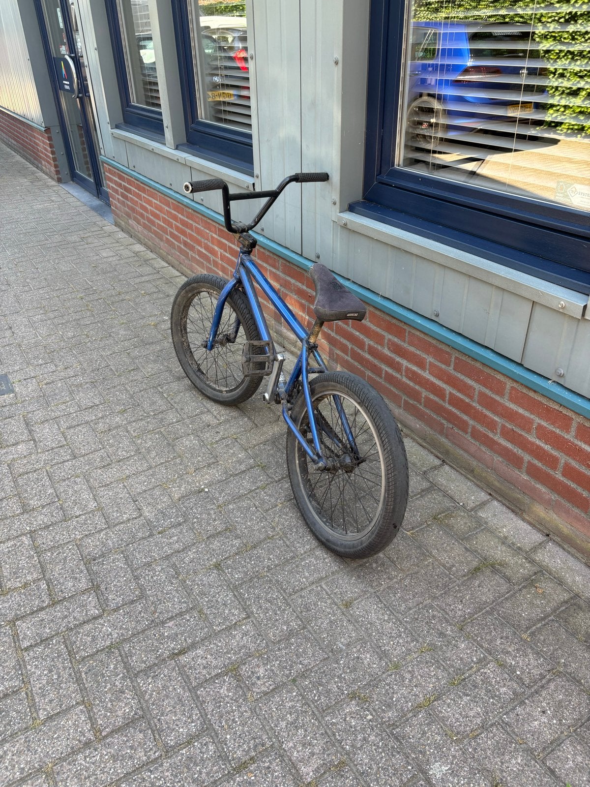 Blauwe BMX fiets - Gebruikt, goede staat, Ophalen, Gebruikt, Staal, Velgrem