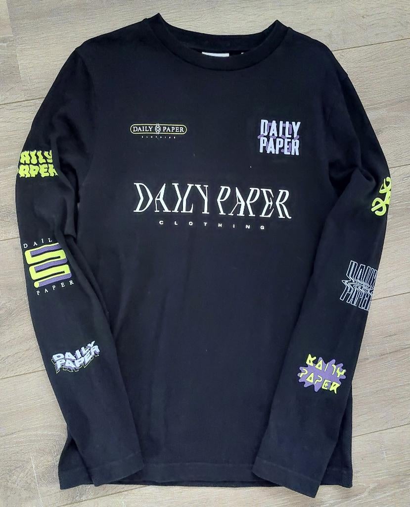 Daily paper Longsleeve, Ophalen, Zo goed als nieuw, Maat 46 (S) of kleiner, Zwart