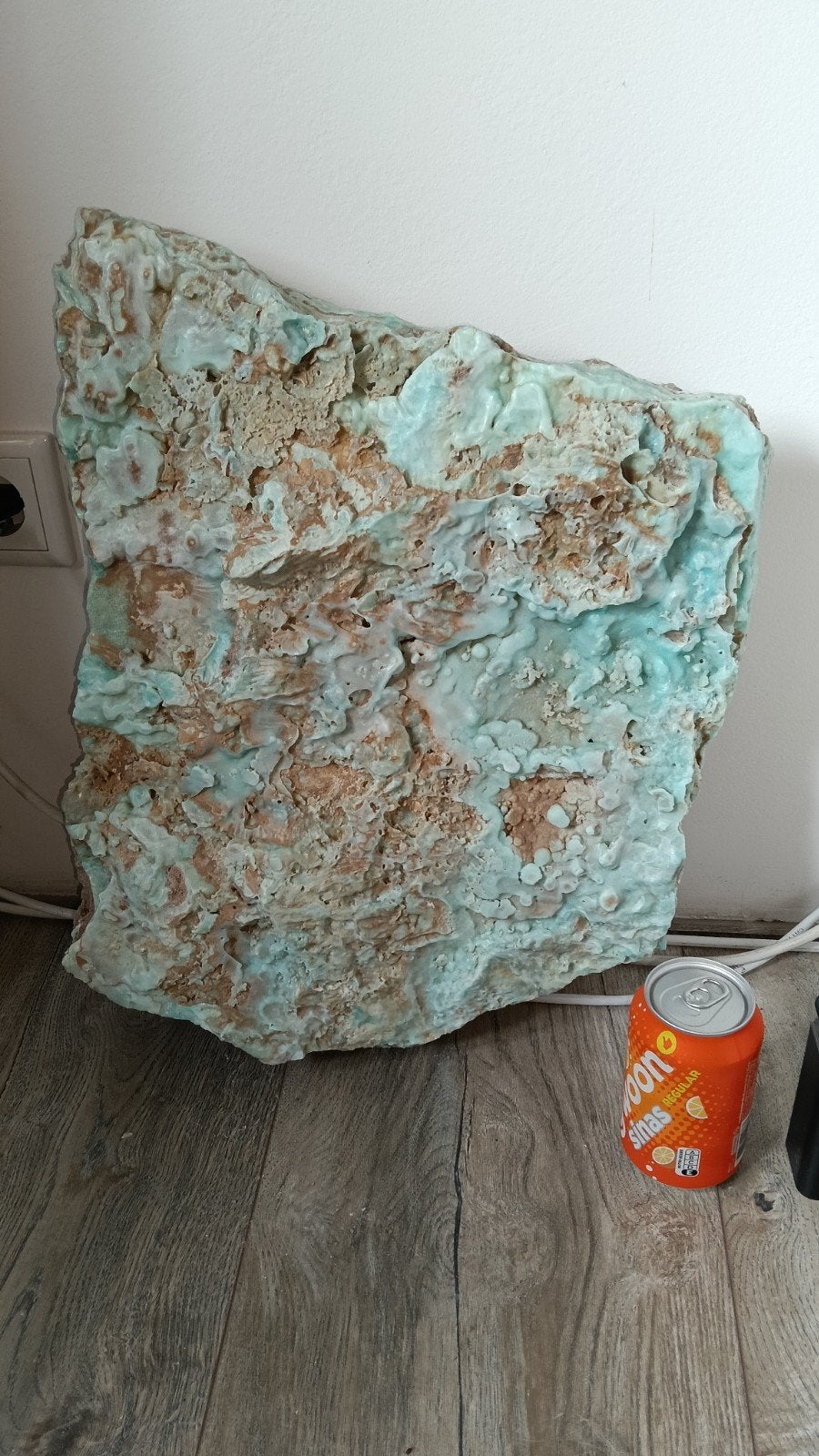 Uniek Museumstuk: XXL Caribisch Calciet – 21,5 KG!, Verzamelen, Mineralen en Fossielen, Ophalen, Mineraal